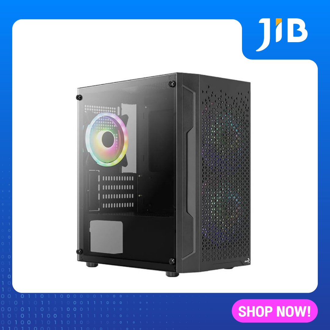 CASE (เคส) AEROCOOL TRINITY MINI (TRINITY MINI-G-BK-V3) (MICRO-ATX ...
