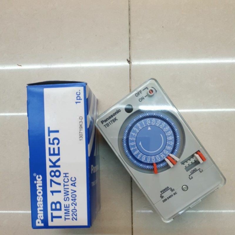 เครื่องตั้งเวลาอัตโนมัติ พานาโซนิค24ชม. Time switch รุ่นTB 178NE5T