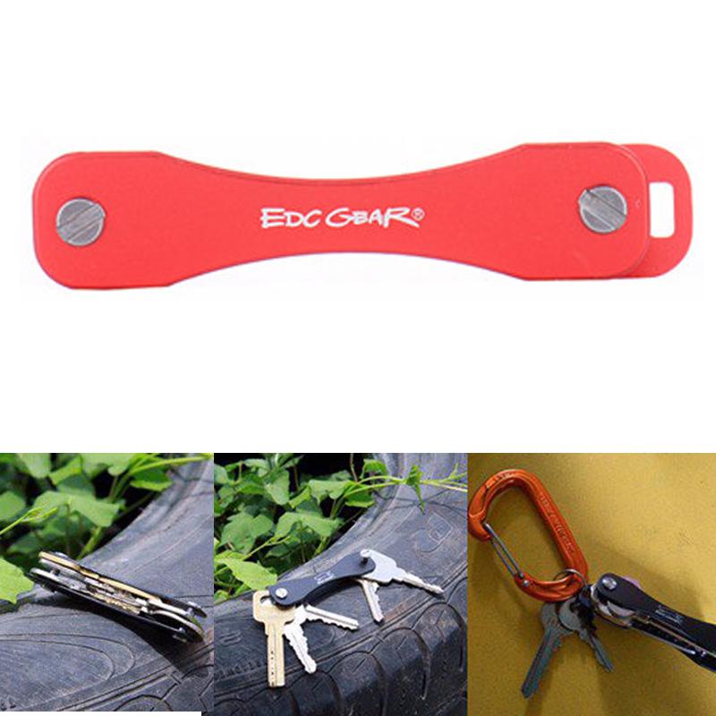 Organizer Folder Edc Bar Holder Kit Camp Gear Key Collector Smart Tool Multi Clip Aluminum Clamp Gadget Pocket Keychain Outdoor