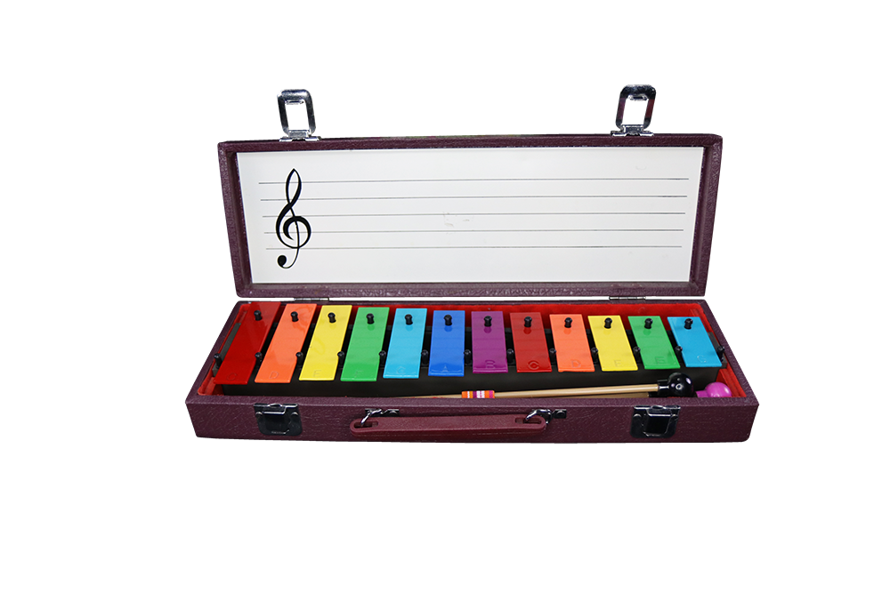 12 Note Colorful Glockenspiel with Case Lazada.co.th