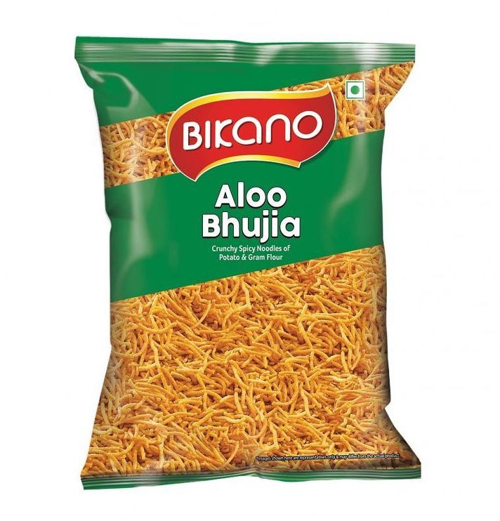 Bikano Aloo Bhujia 400g - ขนมทานเล่น