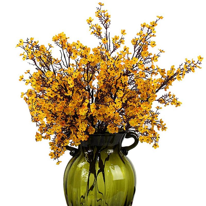 Baby's Breath Fabric Cloth Artificial Flowers 6 Bundle European Fake