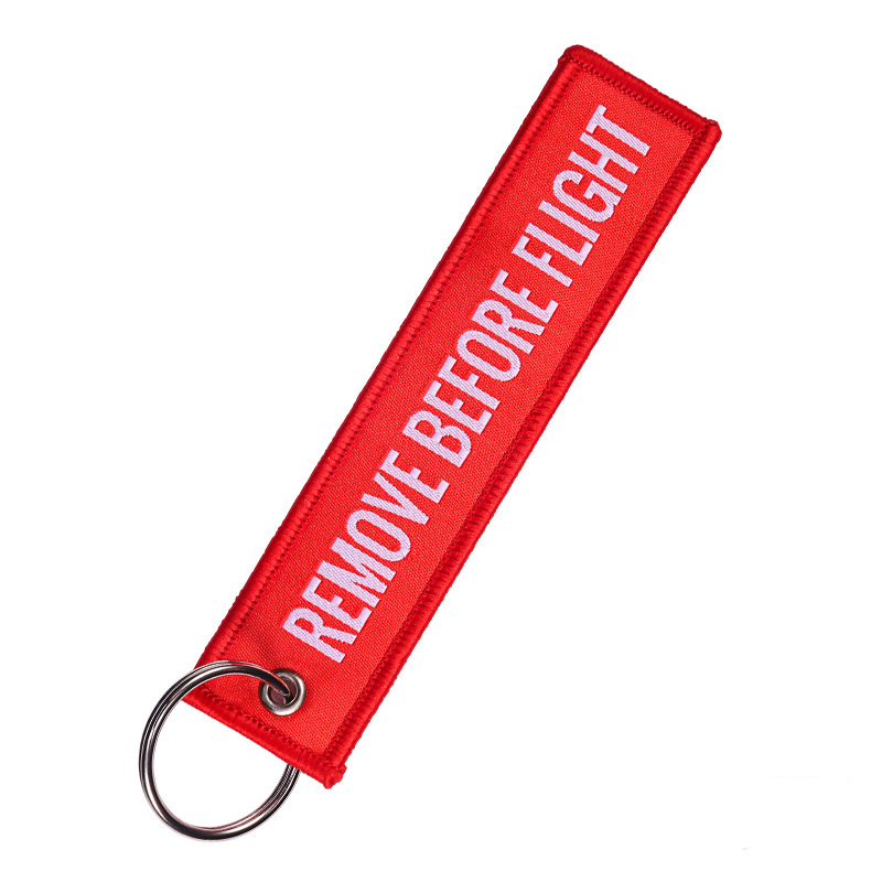 HINS พวงกุญแจ REMOVE BEFORE FLIGHT พวงกุญแจห้อยกระเป๋า ป้ายห้อยกระเป๋าเดินทาง REMOVE BEFORE FLIGHT Key Chain, Bag Key Ring, Travel Luggage Tag