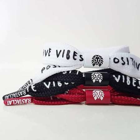 Rastaclat- PositiveVibes (RED) , little lion bracelet สร้อยข้อมือสิงโตเล็ก basketball skate board USA street birthday gift presents man woman fashion