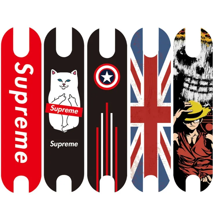 Timmoo Shop สกูตเตอร์ สเก็ต Skate board Scooter Foot mat with cartoon for Xiaomi Mijia M365 Electric Scooter โรลเลอร์เบลด รองเท้าสเก็ต  อุปกรณ์เล่นสเก็ตและสเก็ตบอร์ด