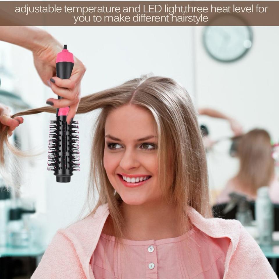 Electric Hair Dryer Blow Dryer Hair Curling Iron Rotating Brush