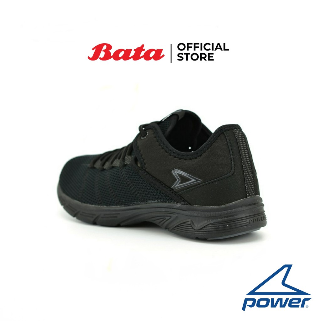 Bata POWER JUNIOR RUNNING รองเท้าผ้าใบเด็กชาย สีดำ รหัส 4296890