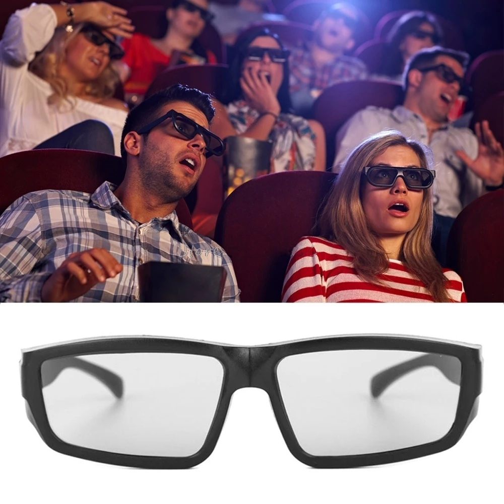 แว่นตา3D Polarized Passive 3D แว่นตาสำหรับ 3D ทีวีจริง 3D Cinemas Universal Polarized Passive 3D Glasses for 3D TV Real 3D Cinemas IMAX Movie Glasses