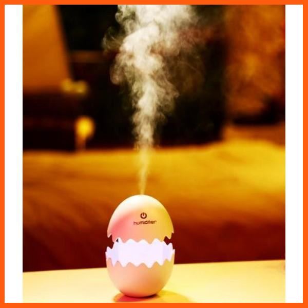 Sale: FUNNY EGG NIGHT & LIGHT HUMIDIFIER เครื่องพ่นควันเพิ่มความชื้นเรืองแสงรูปไข่ สามารถเติมน้ำหอมอโรม่าเพิ่มความผ่อนคลายได้ อุปกรณ์ปรับอากาศ