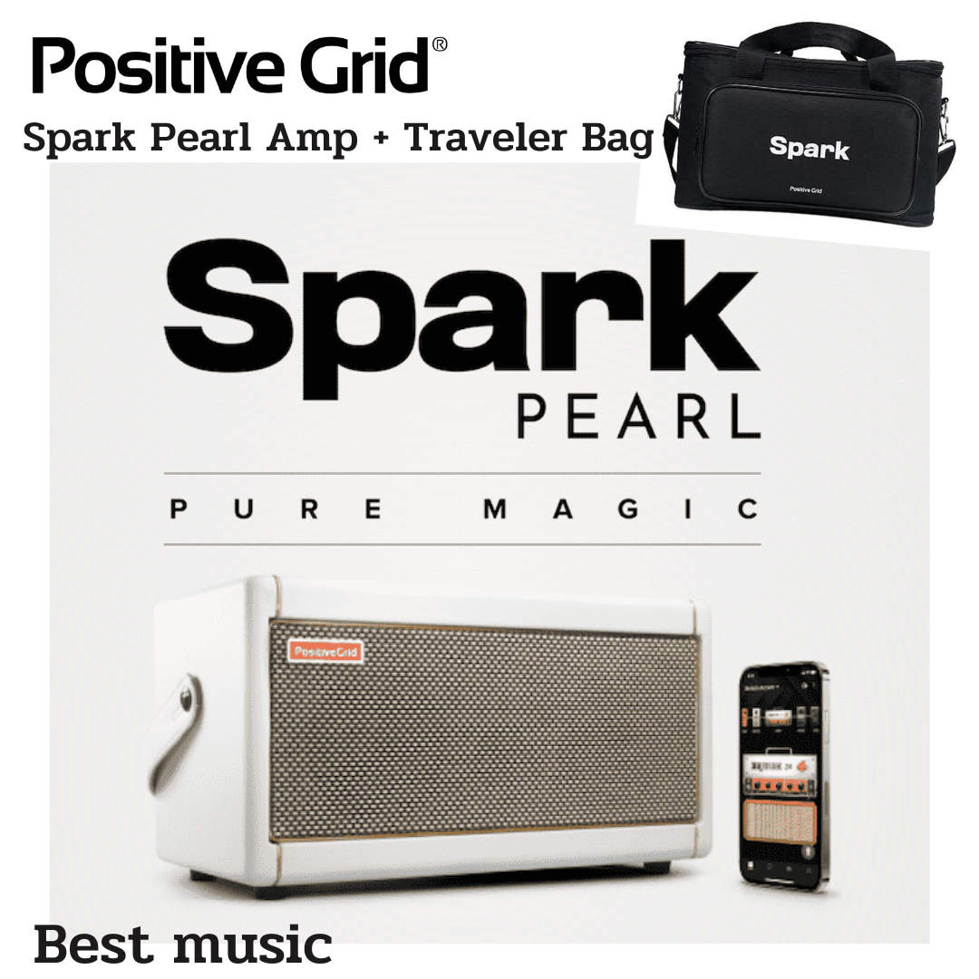 Positive Grid Spark 40W Guitar Combo Amplifier Pearl