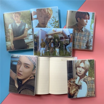 1pcs Kpop ATEEZ Mini Notebook Notepad 75pages 125x85mm