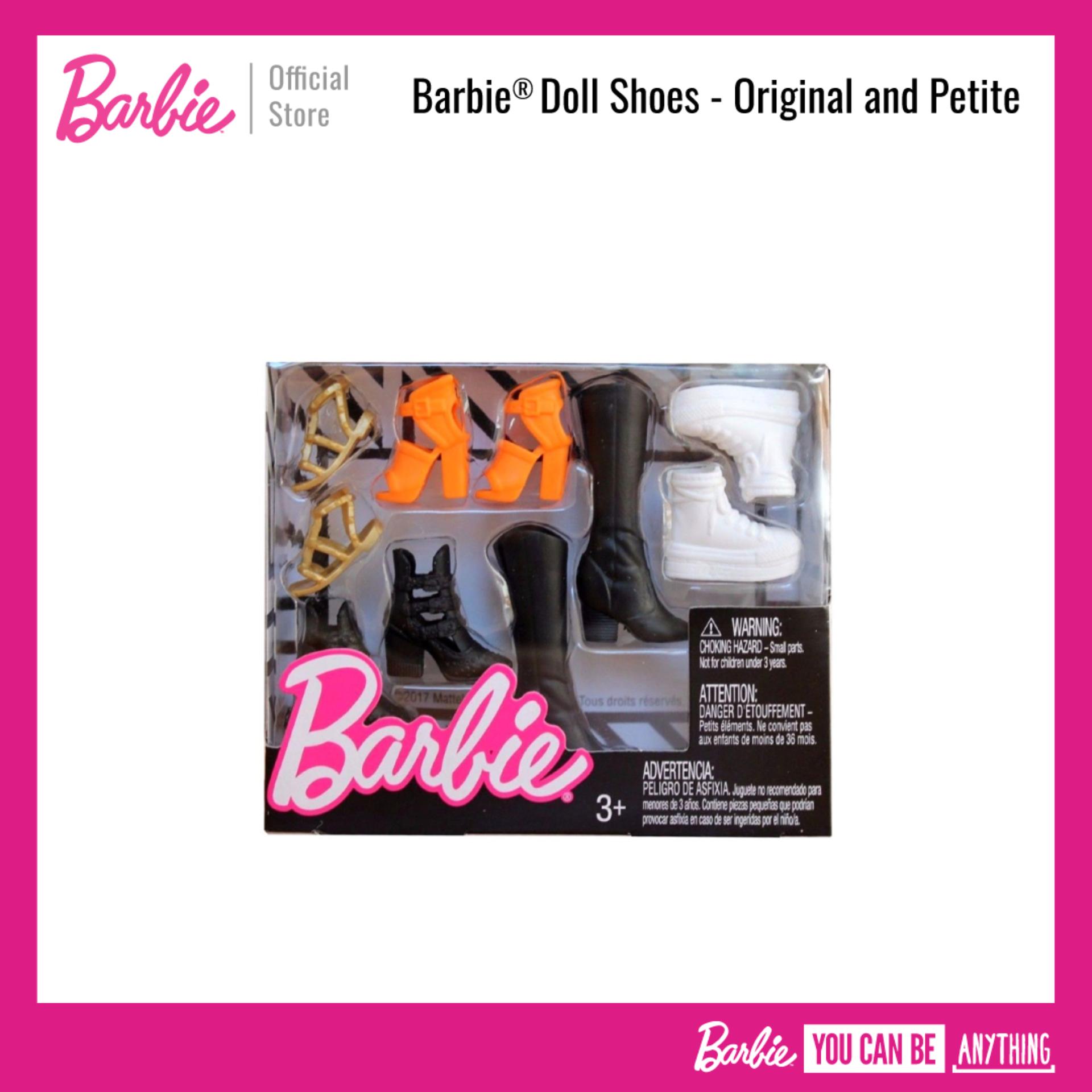 Barbie® Doll Shoes - Original and Petite ตุ๊กตา บาร์บี้ รองเท้า สำหรับรุ่นปกติ สาวร่างเล็ก ของเล่นเด็ก
