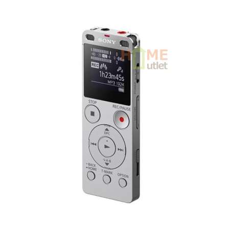 SONY เครื่องบันทึกเสียง 4GB สีซิลเวอร์ UX Series รุ่น ICD-UX560F SILVER