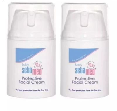 Baby sebamed ผลิตภัณฑ์บำรุงผิวหน้า Protective facial cream 50 ml. (แพค 2 ขวด)