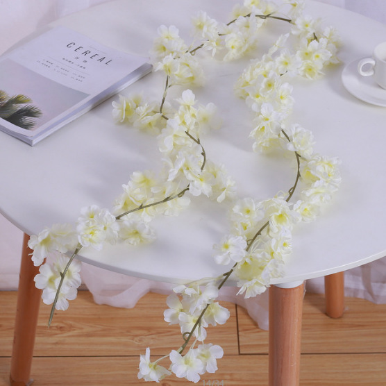 1.8M Artificial Cherry Blossom Flowers Wedding Garland Ivy Decoration