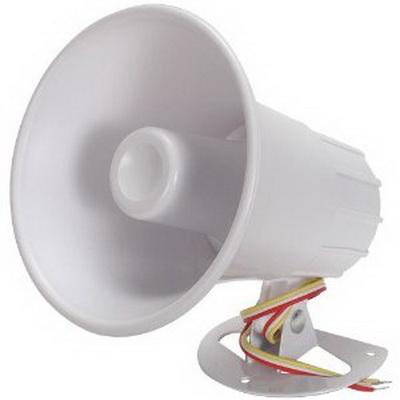 SIREN Electronic Siren ( White ) Outdoor electronic siren 12 VDC, 120dB ,ABS Housing รับประกันสินค้า