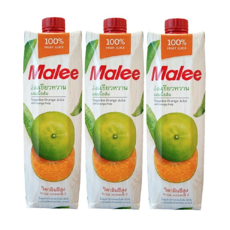 น้ำผลไม้ มาลี น้ำส้มเขียวหวาน 10000 มล. แพ็ค 3 กล่อง