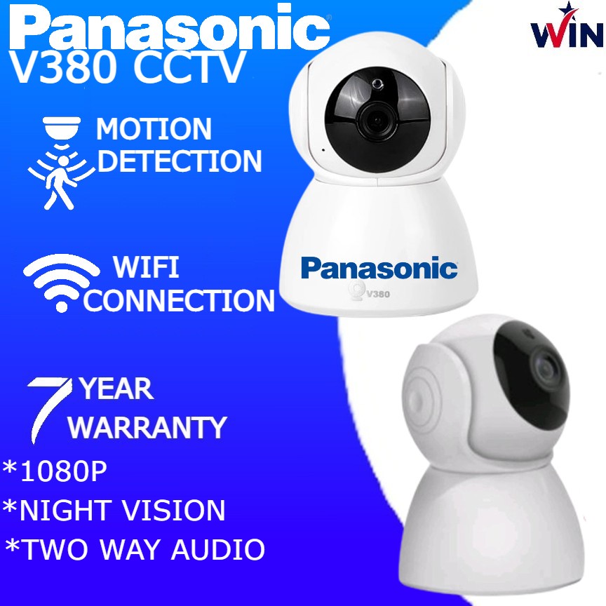 [ PANASONIC ] CCTV V380 Pro 1080P WiFi Wireless IP Home Security Camera