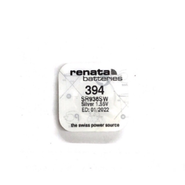 พร้อมส่ง> ถ่าน Renata 394 SR936SW Silver 1.55V Swiss made
