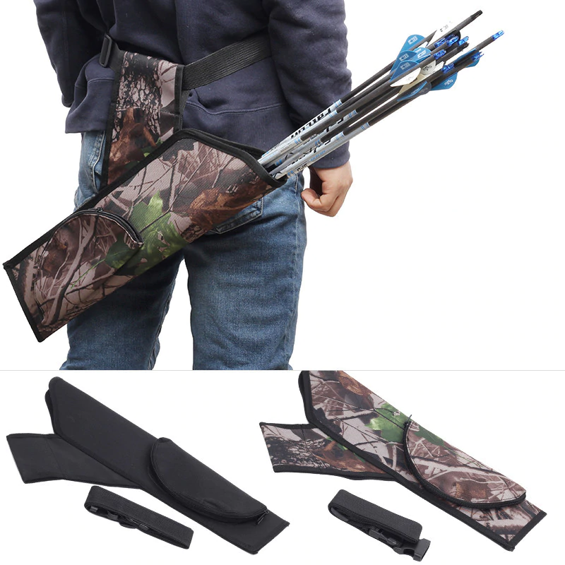 Arrow Quiver for Archery Hunting Arrows Holder Bag with Adjustable Strap hunting accessories ( arrows not included )