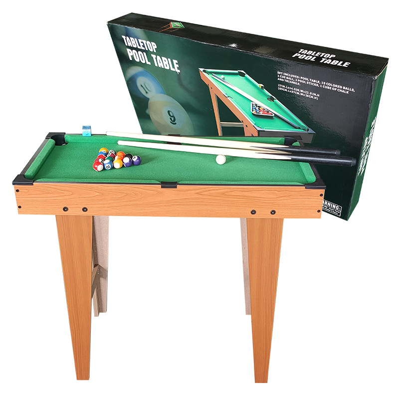 ชุดสนุกเกอร์ โต๊ะของเล่นสำหรับเด็ก  โต๊ะพูล สนุกเกอร์มินิ mini snooker รวมไม้คิว โต๊ะ ลูกบอล Neverstore