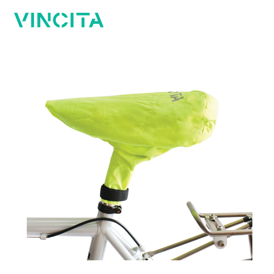 Vincita ผ้าคลุมเบาะ ถึงหลักอานกันฝน ปกป้องเบาะและหลักอานจากละอองน้ำ และ ฝุ่น น้ำหนักเบา ใช้งานง่าย  วินสิตา  (ฺB504C) - RAIN COVER FOR SADDLE