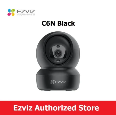 Ezviz กล้องวงจรปิด รุ่น C6N Black 2.0MP FullHD Wi-Fi & lan Pan-Tilt IP Security Camera ( 1080p ) By EZVIZ Authorized Store