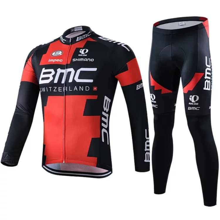 ชุดขี่จักรยาน ชุดออกกำลังกาย ปั่นจักรยาน Cycling Jersey Set Long Sleeve Breathable MTB Bike Clothes Wear Bicycle Cycling Clothing