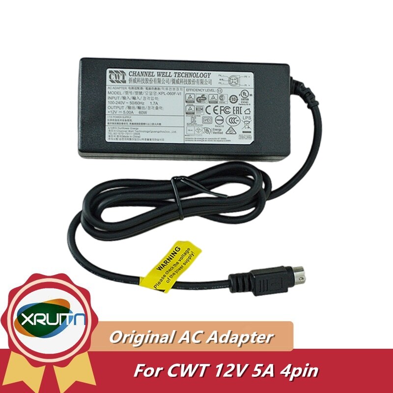 Cwt 12v 5a 4pin 60w AC DC Adapter für Hikvision 7816HW 7808HW