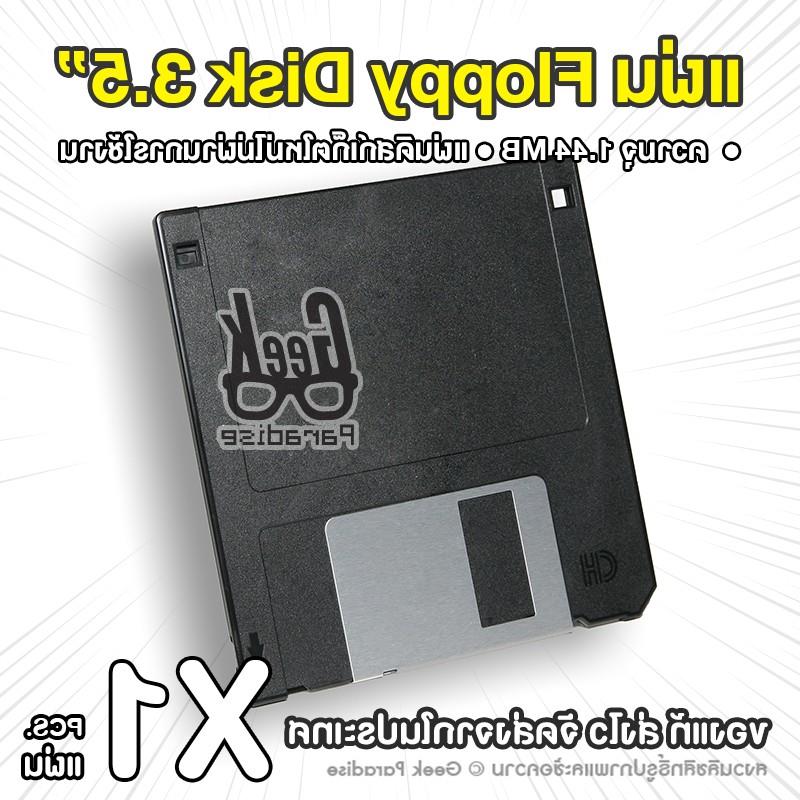 【จุดขายร้อน】 ใหม่ 2021 GEE00116 แผ่นฟลอปปี้ดิสก์ แผ่น Floppy A  าด 35  Diskette ใหม่ ไม่ผ่านการงาน แผ่นดิสก์ สีดำ (no Box)