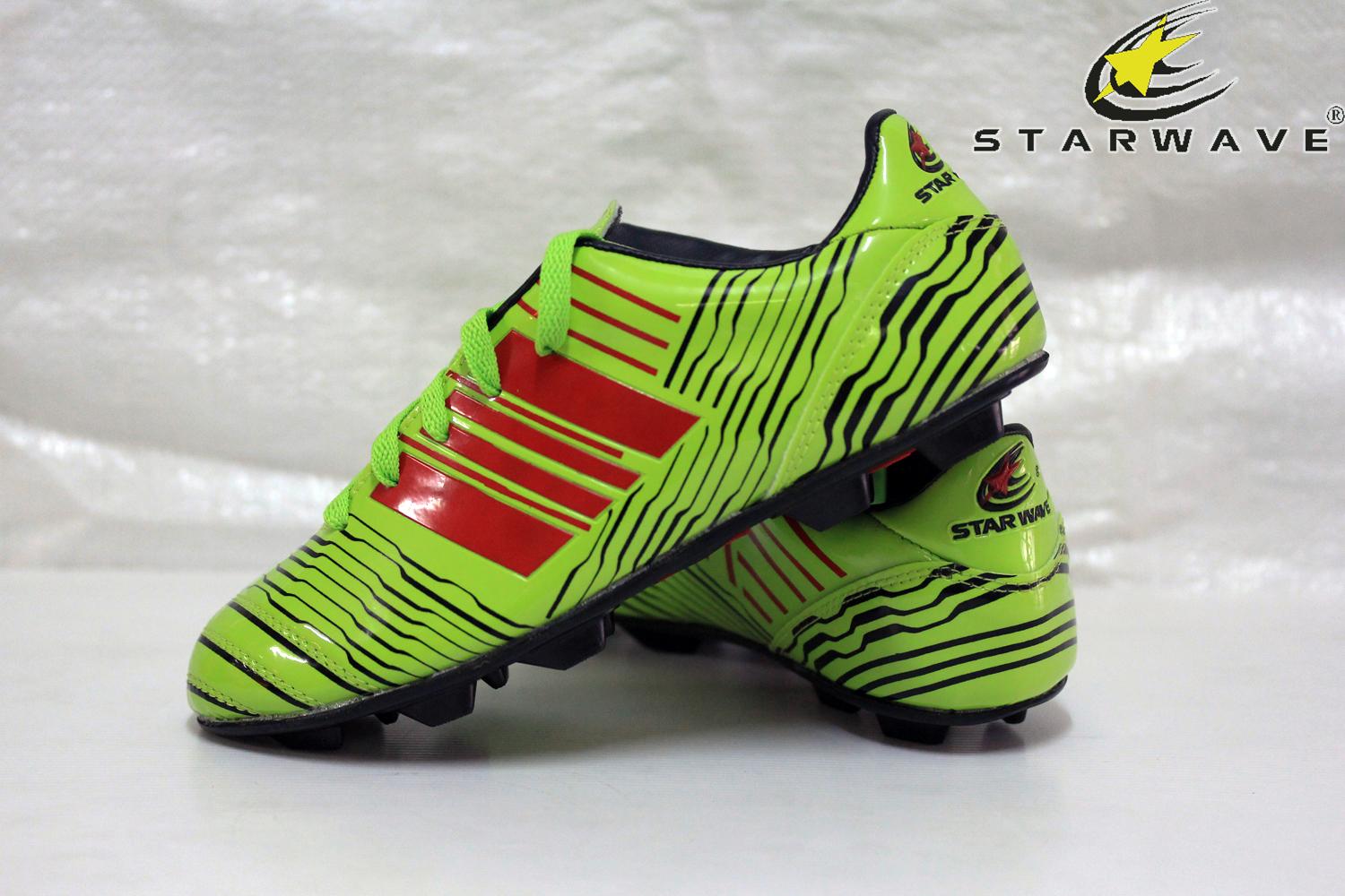 Starwave รองเท้า ฟุตบอลเด็ก (สตั๊ด ) Football Shoes SF64 เบอร์ 0-4.5  สีเขียว