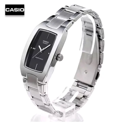 Casio นาฬิกาข้อมือผู้หญิง สายสเเตนเลส สีเงิน รุ่น LTP-1165A-1CDF