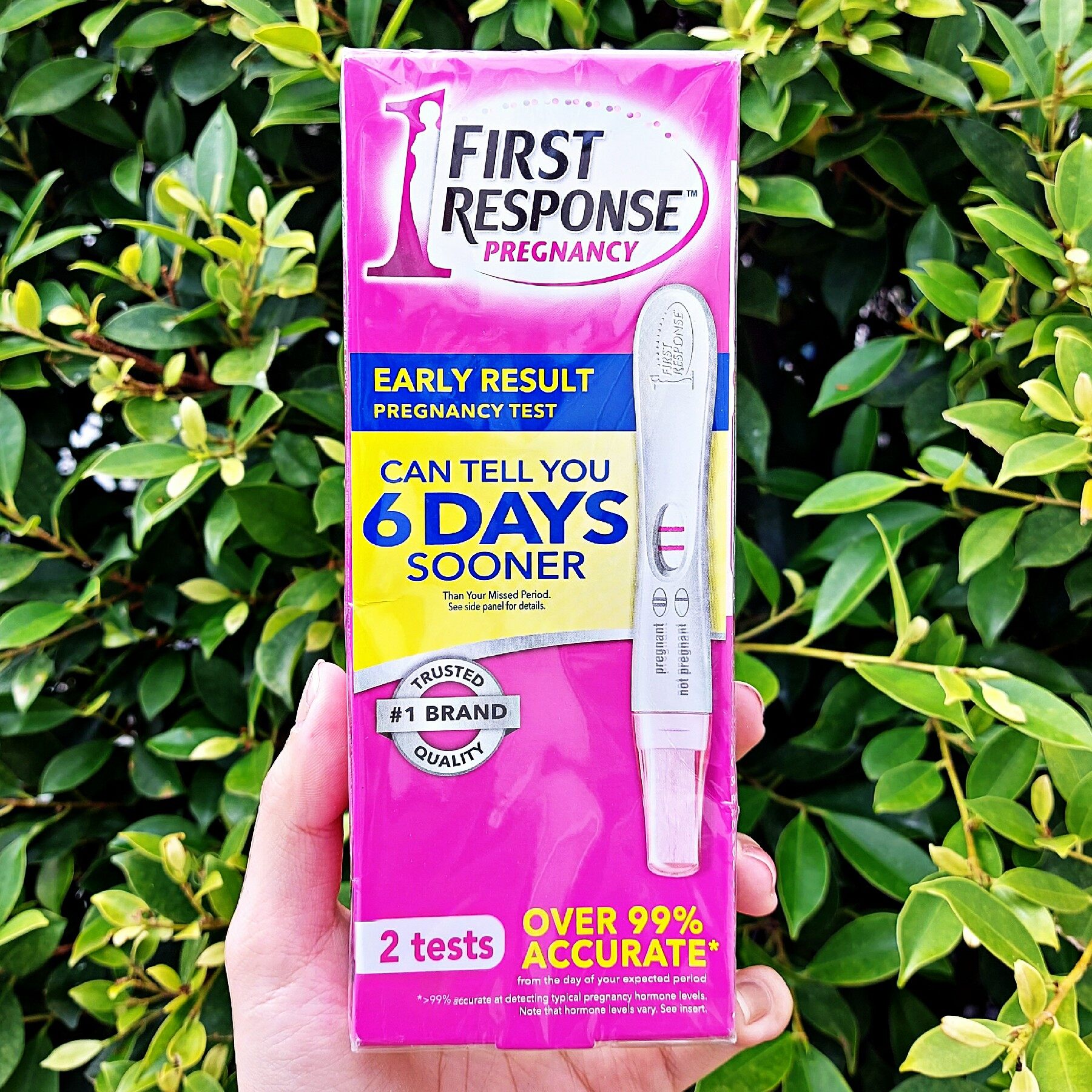 อุปกรณ์ทดสอบการตั้งครรภ์ Early Result Pregnancy Test 2 Tests (FIRST RESPONSE™)