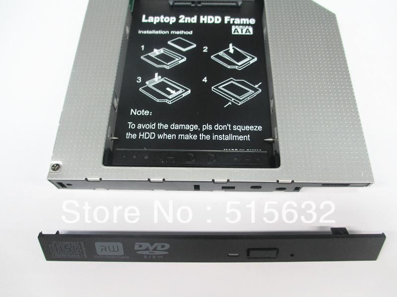 NEW Pata IDE to Sata Caddy Module For 12.7mm Universal CD DVD ROM ...