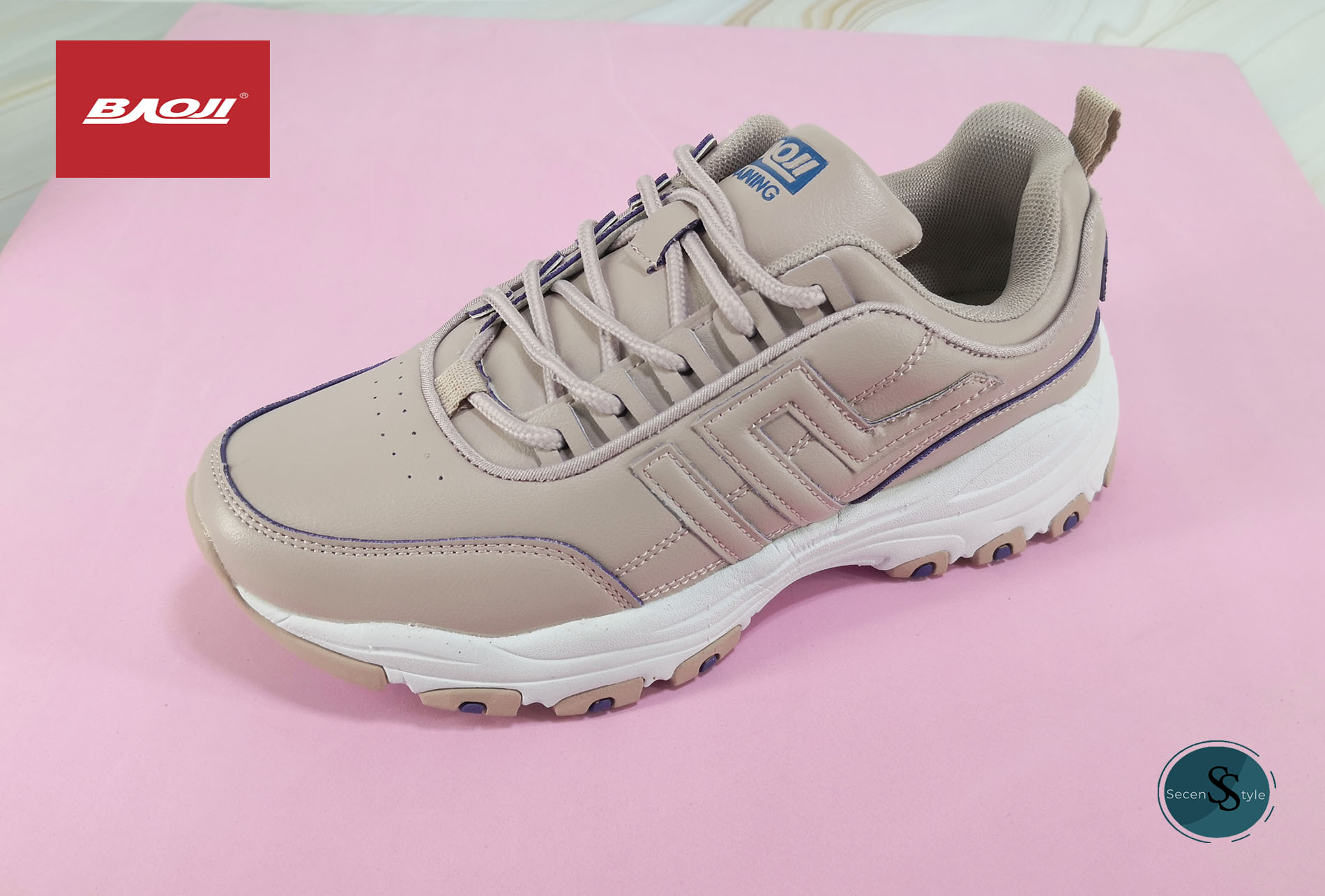 Baoji แท้ รุ่น BJW-673 สำหรับผู้หญิง รองเท้าผ้าใบสามารถใส่เล่นกีฬาได้ เบา ((NEW PRODUCT))