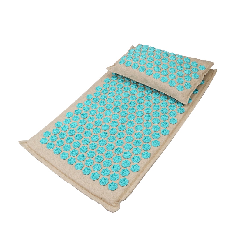 ♣ Fitness Yoga Spiky Mat Lotus Acupuncture Massage Mat Bed Pilates