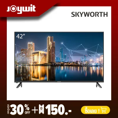 SKYWORTH 42 นิ้ว Android TV (Android 9.0) Google Play ทีวีสกายเวิร์ด จอกว้าง 42" ทีวีแอนดรอยด์ 9.0 รุ่น 42V6