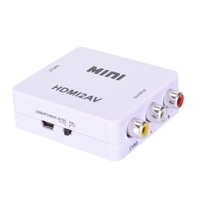 Bộ Chuyển Đổi Tamia HDMI Sang RCA AV/CVBS, Bộ Chuyển Đổi Video Mini HDMI2AV HD 1080P