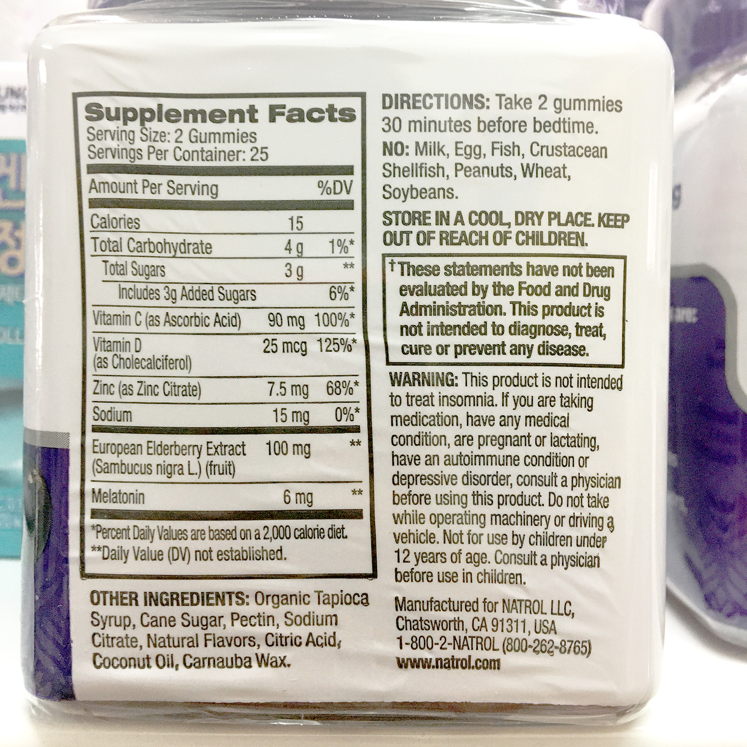 BONITA U ️ Natrol Sleep + Immune Health Melatonin, Elderberry, Zinc