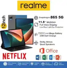 ภาพขนาดย่อของภาพหน้าปกสินค้าแท็บเล็ต REALME - Tablet 10.8 นิ้ว (ฟรี 9 รายการ) Android 11.0/ 12+512GB / 2 ซิม / 4G รับประกัน 5 ปี จากร้าน ELECTRIC.sy บน Lazada