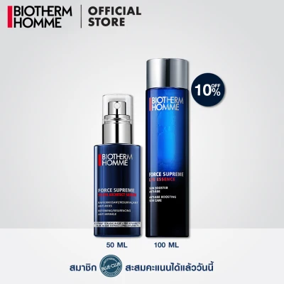 [Exclusive Set] Biotherm Force Supreme Life Essence 100 ml and Force Supreme Youth Architect Serum 50 ml