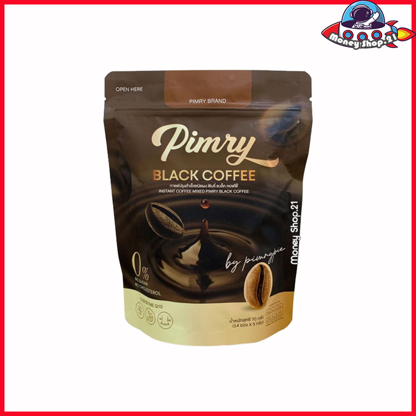 Pimry Black Coffee Instant Coffee Mixed กาแฟปรุงสำเร็จชนิดผง พิมรี่ แบ