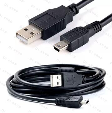 USB Cable Am to mini USB 5pin V2.0 สายยาว 1.5M (สีดำ)