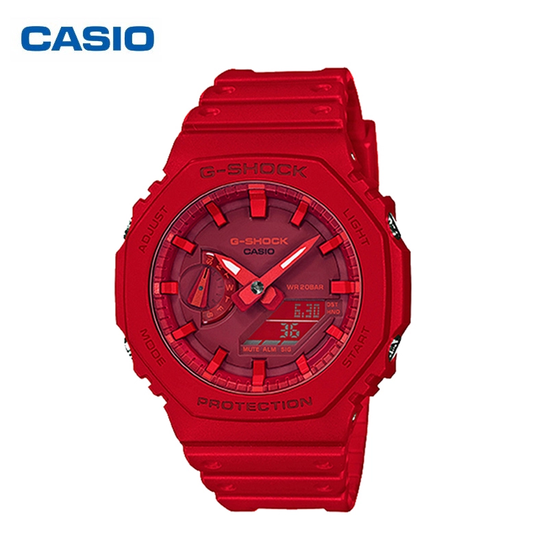 ราคาและรีวิวCasio G-Shock นาฬิกาข้อมือผู้ชาย สายเรซิ่น รุ่น GA-2100 SERIES GA-2100-1Aมั่นใจแท้ 100% -ประกัน CMG
