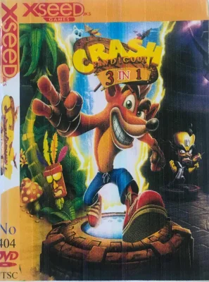 แผ่นเกมส์ PS2 Crash Bandicoot 3in1