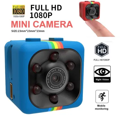 Sq11 Mini Camera กล้องมินิ FULL HD 1080P 12MP กล้องแอบถ่าย DVR กล้องบันทึก รองรับ SD Card สูงสุด64 GB (มีใบอนุญาต)