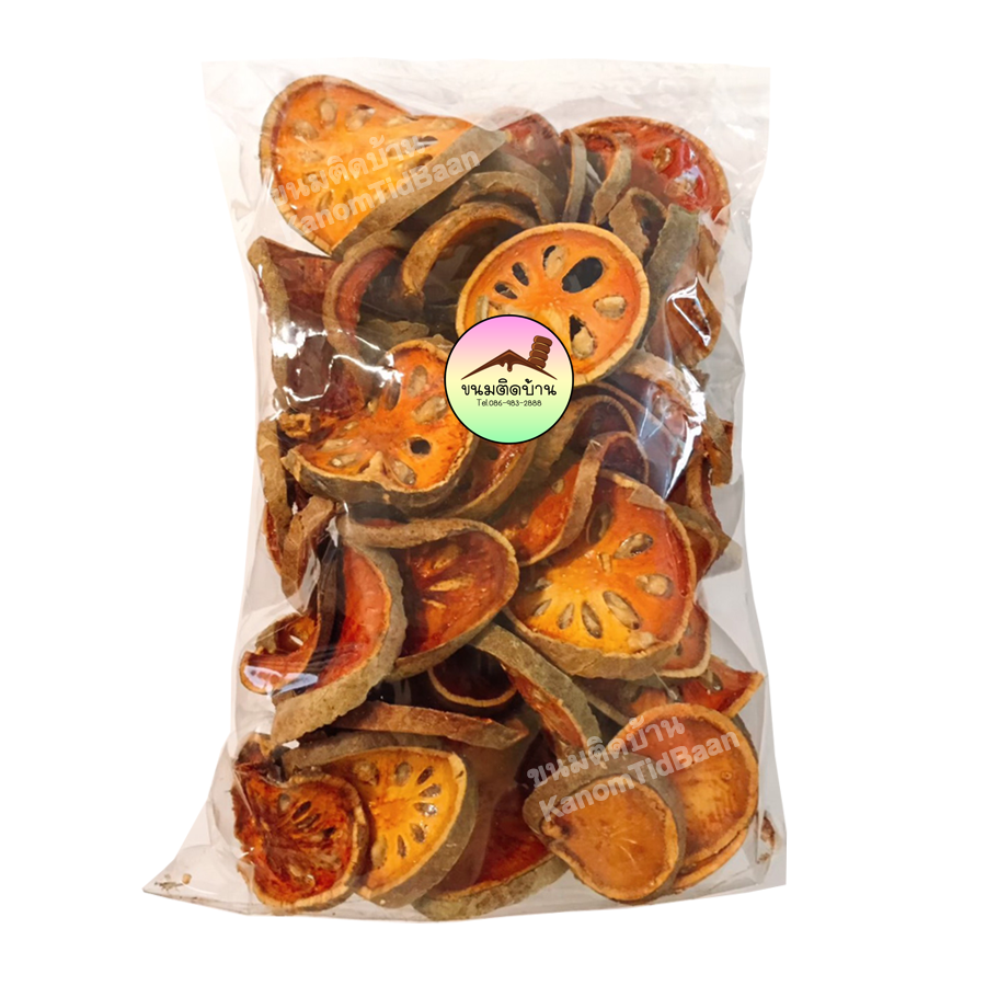 มะตูมแห้ง ถุงซีล (ปริมาณ 500 กรัม) Dried Bael