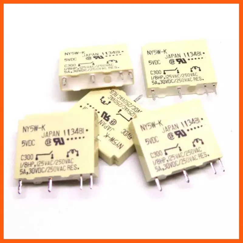Best Quality NY5W-K NY12W-K NY24W-K รีเลย์4ขา ระยะขา 8มิล SPST NO 5A 30VDC/250VAC อุปกรณ์ยานยนต์ automotive equipment อุปกรณ์ระบบไฟฟ้า electrical equipment เครื่องใช้ไฟฟ้าภายในบ้าน home appliances Swith limit switch tick pump