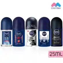 ภาพขนาดย่อของภาพหน้าปกสินค้านีเวีย เมน โรลออน 25 มล. NIVEA MEN ROLL ON 25 ml. จากร้าน Chutima.online บน Lazada ภาพที่ 1