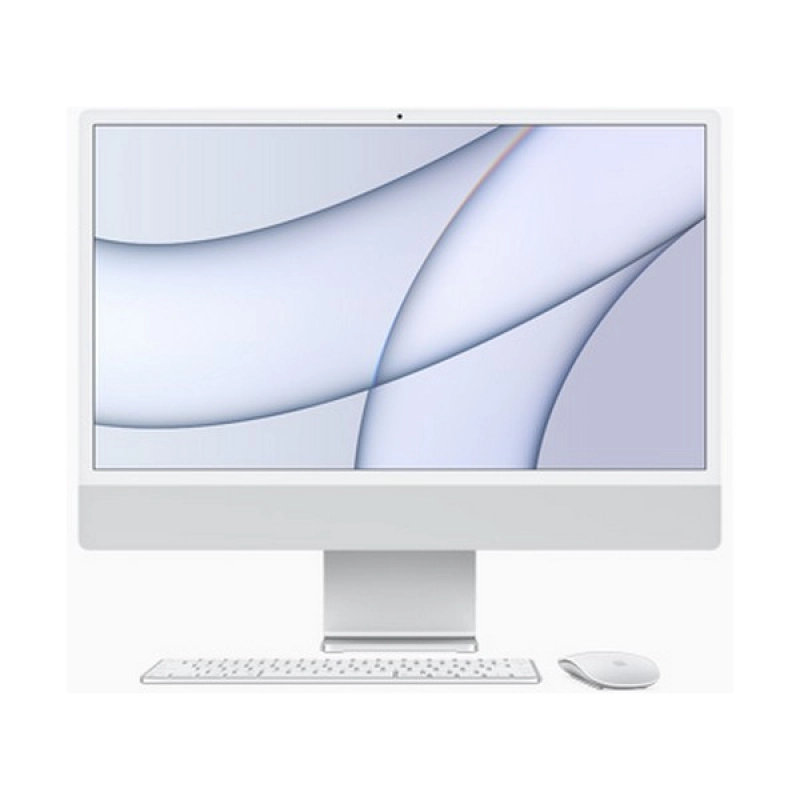 ภาพหน้าปกสินค้าApple iMac : M1 chip with 8‑core CPU and 8‑core GPU, 512GB SSD, 24-inch Retina 4.5K display
